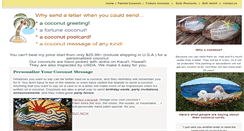 Desktop Screenshot of coconutmessages.com